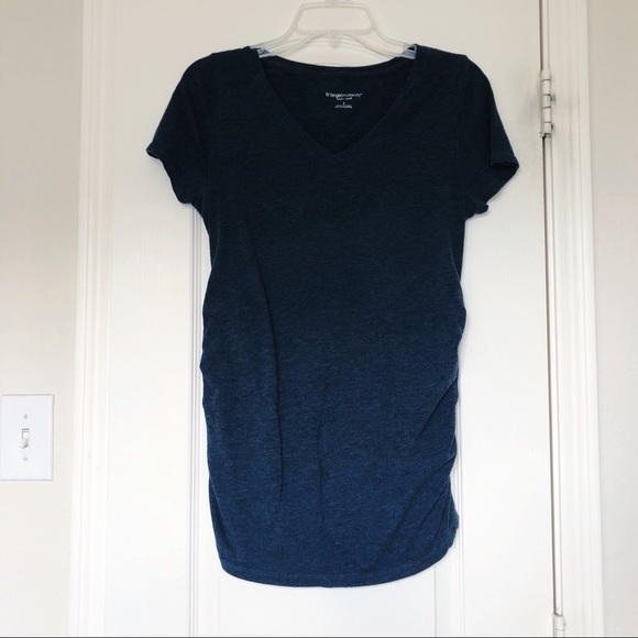Liz Lange for Target Tops - Liz Lange maternity v-neck tee in heathered teal